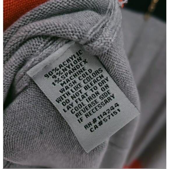 ELIZA J Colorblock Fit & Flare Navy Blue Sweater Dress Career Preppy Size Medium - Picture 9 of 9